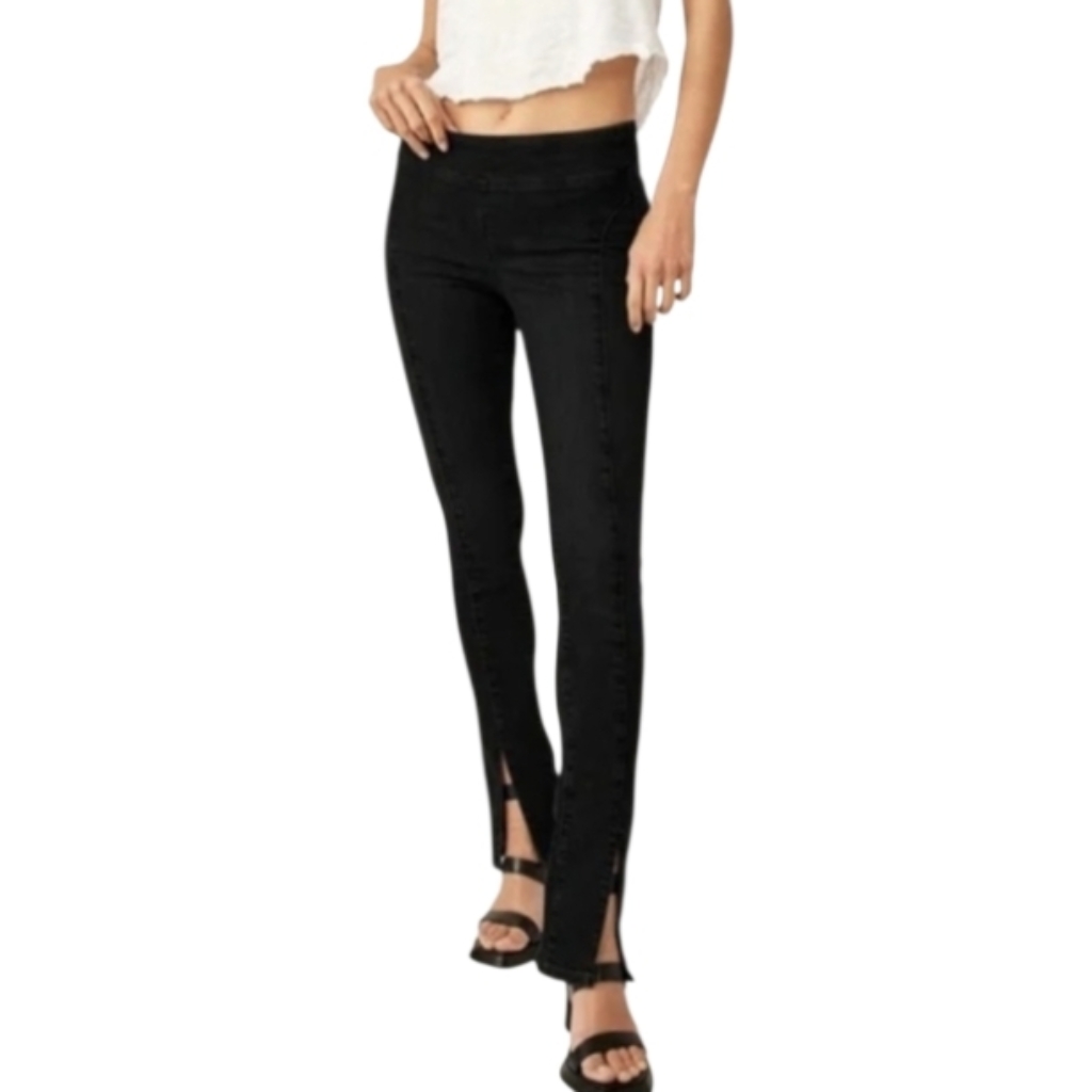 Free People We The Free M Double Dutch Pull-On Slit Hem Jeans